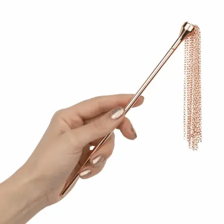Rosy Gold Feather Tickler & Whip luksuzni 2 u 1 dodatak u boji ružičastog zlata