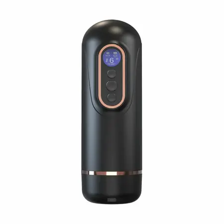 Teazers Telescopic Intimate Machine Black - Multi-Function Heating System