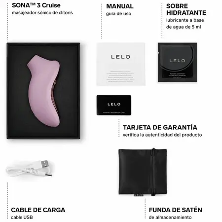 LELO SONA 3 Cruise intimni sonični stimulator Soft Pink, povezivanje preko aplikacije