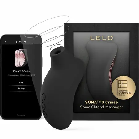 LELO SONA 3 Cruise Black, luksuzni sonični stimulator sa kontrolom preko aplikacije