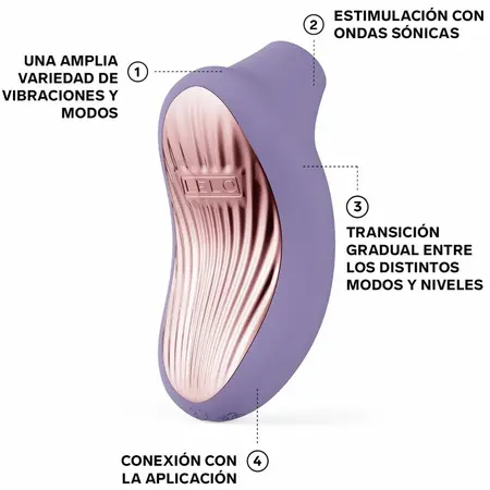 LELO SONA 3 Violet Dusk - Sonic Lični Wellness Uređaj, Aplikacija Omogućena