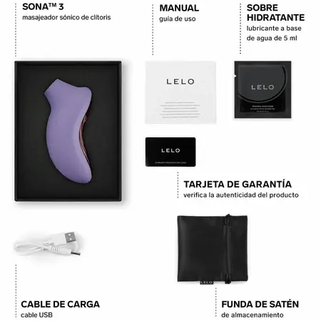 LELO SONA 3 Violet Dusk - Sonic Lični Wellness Uređaj, Aplikacija Omogućena