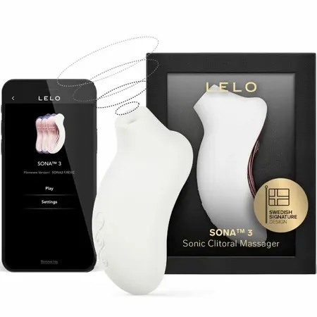 LELO SONA 3 intimni sonični stimulator od mekog silikona u krem boji