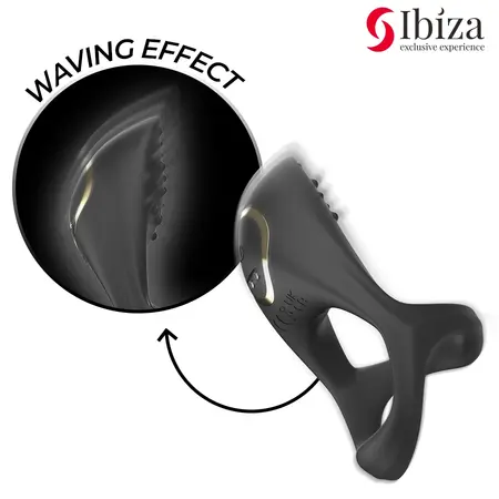 Ibiza Multi-Sensorial Intimate Ring - 10 Modes, Waterproof, Silicone