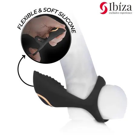 Ibiza Multi-Sensorial Intimate Ring - 10 Modes, Waterproof, Silicone