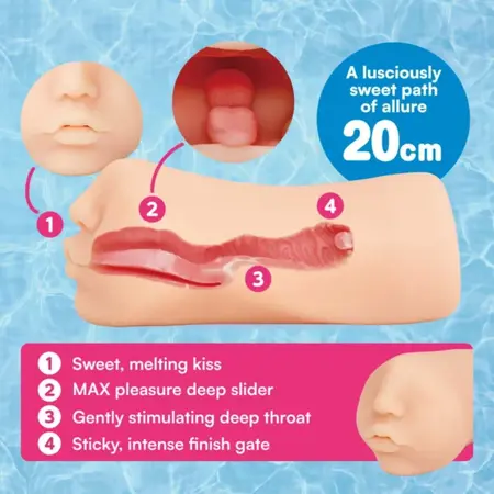 Seiraku Toys XTC Japan Swimsuit Girl Oral Simulation Intimni Uređaj Kompaktni Model