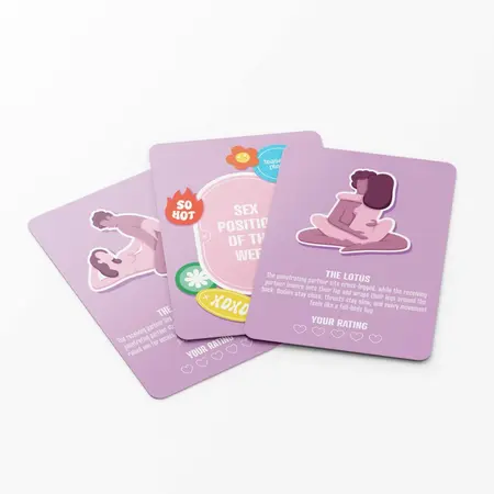 Tease & Please kartaška igra, Nedeljna inspiracija za intimnost, 52 karte