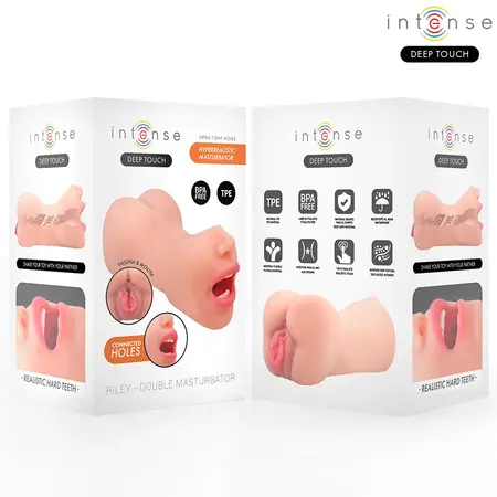 Intense Riley Double Entry Deep Touch - Dual-Channel Anatomical Model, TPE