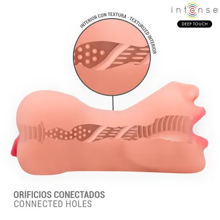 Intense Riley Double Entry Deep Touch - Dual-Channel Anatomical Model, TPE