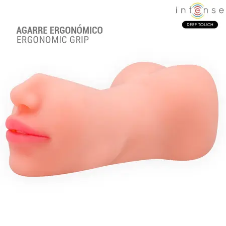 Intense Riley Double Entry Deep Touch - Dual-Channel Anatomical Model, TPE