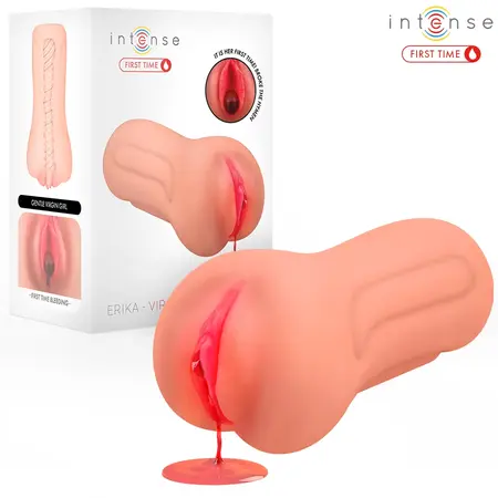 Intense Erika anatomski intimni stimulator od TPE materijala, vodootporan, sa reljefnom unutrašnjošću