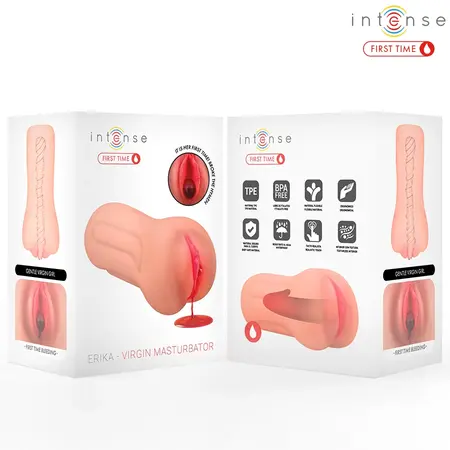 Intense Erika anatomski intimni stimulator od TPE materijala, vodootporan, sa reljefnom unutrašnjošću