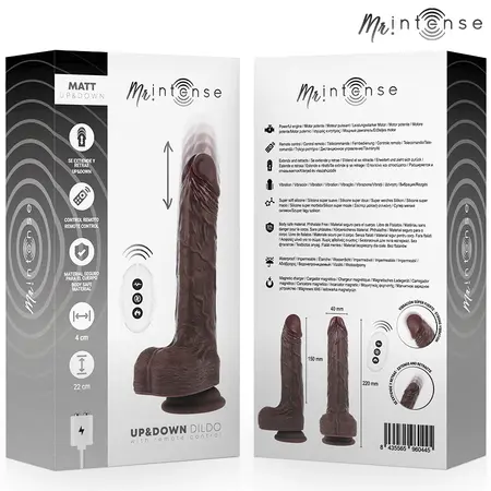 Dreamlove MR INTENSE Matt silikonska intimna mašina sa pokretima gore i dole, dužine 22 cm i sa daljinskim upravljačem