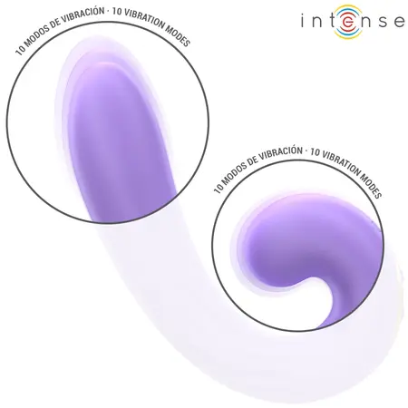 Intense Meryl stimulator sa dva motora za klitoris i unutrašnju stimulaciju, 10 modova, roze