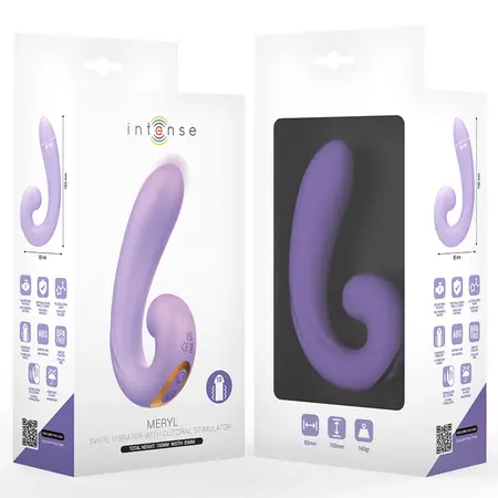 Intense Meryl stimulator sa dva motora za klitoris i unutrašnju stimulaciju, 10 modova, roze