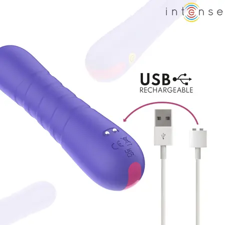INTENSE Stella aparat sa vertikalnim potiskom, 10 modova, USB, vodootporan, roze