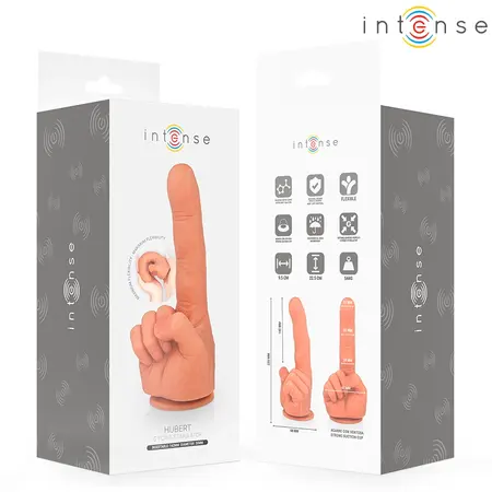 Intense Hubert fleksibilni anatomski stimulator G-tačke 14.2cm silikon
