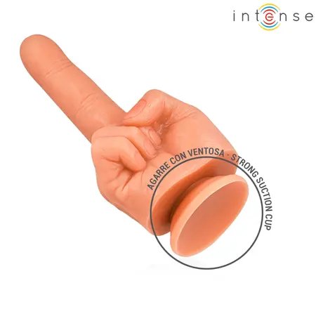 Intense Hubert fleksibilni anatomski stimulator G-tačke 14.2cm silikon