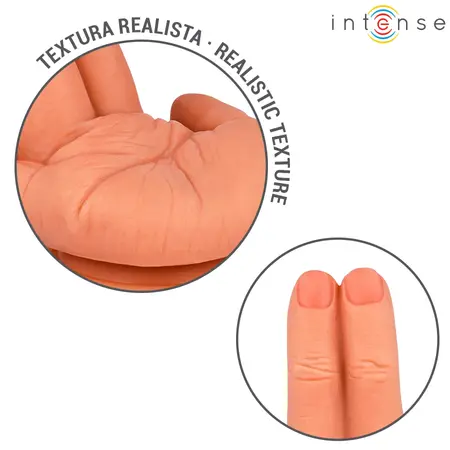 Intense Leela fleksibilni silikonski stimulator G tačke u obliku ruke, 12.6 cm
