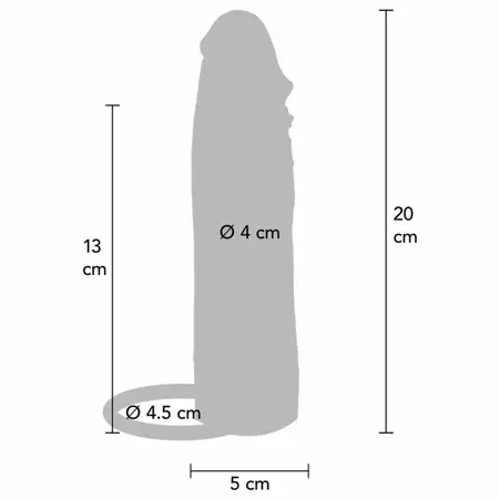 ToyJoy Hydrated Skin Silikonski Vibrirajući Rukav Karamel 20cm Daljinski Upravljan