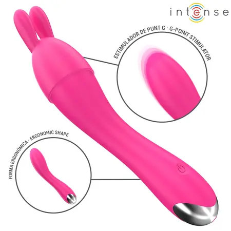 Intense Cher set vibratora sa zamenjivim glavama sa 4 različita nastavka i 20 modova vibracije