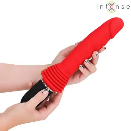 INTENSE Cynthia silikonski penetrirajući dildo sa daljinskim upravljačem i grejanjem 31cm