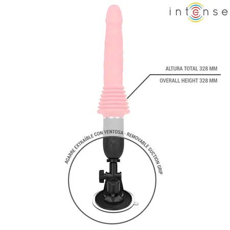 INTENSE Cynthia silikonski penetrirajući dildo sa daljinskim upravljačem i grejanjem 31cm