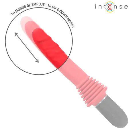 INTENSE Cynthia silikonski penetrirajući dildo sa daljinskim upravljačem i grejanjem 31cm