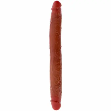 ToyJoy Get Real silikonski dvostrani dildo Caramel 35cm