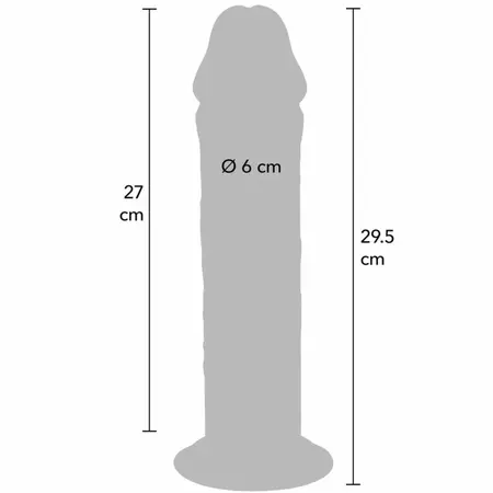 TOYJOY Get Real Deluxe intimni model dvostruke gustine dužine 29.5 cm od bogatog TPE materijala