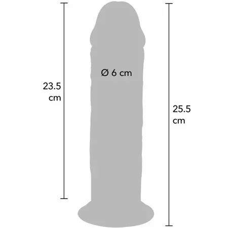 TOYJOY Get Real Deluxe Double-Density intimna mašina 25.5cm TPE