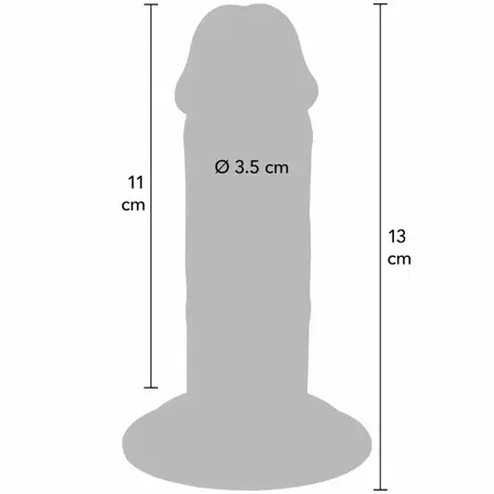 ToyJoy Get Real Deluxe intimna igračka 13 cm od TPE materijala dvostruke gustine, deblji model