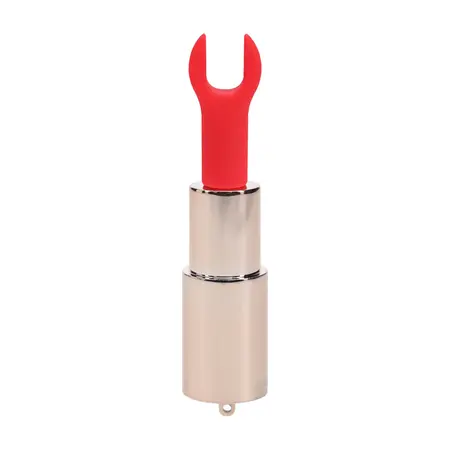 Loveline Sparkle iridescentni vibrator u obliku ruža sa 4 nastavka