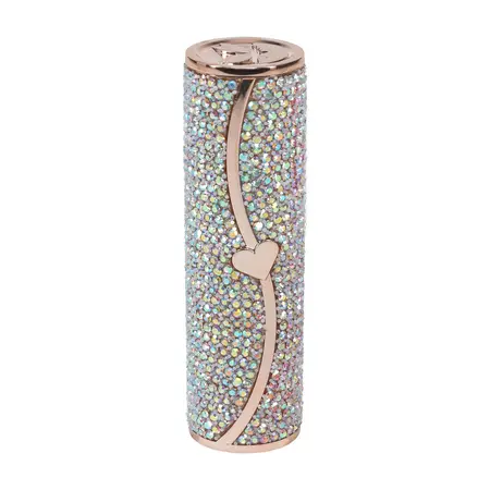 Loveline Sparkle iridescentni vibrator u obliku ruža sa 4 nastavka