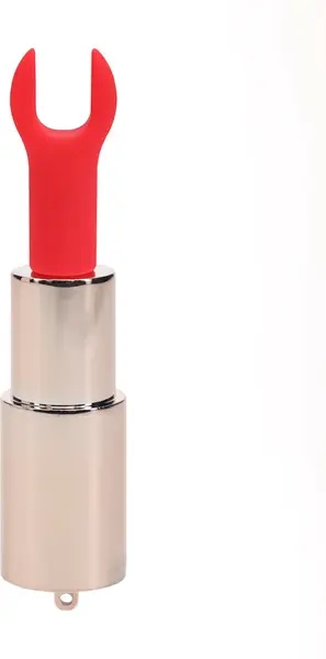 Candy Lipstick Vibe Pink - Kompaktni Model sa 4 Dodatka, Lancić i Kutija