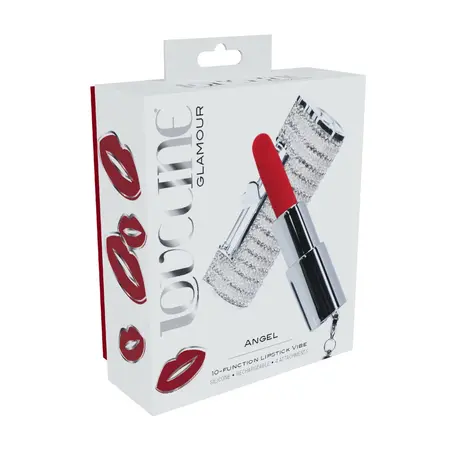 Loveline Angel Lipstick Multi-Attachment Vibrirajući Uređaj Prozirni