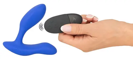 We-Vibe Vector+ Royal Blue, fleksibilni intimni stimulator sa 10 modova rada