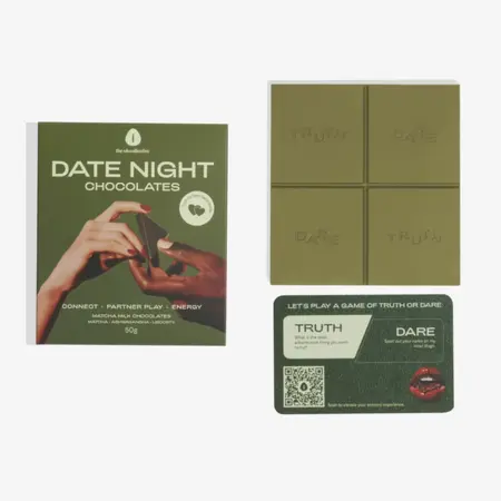 The Oh Collective Date Night čokolada sa mačom: Botaničko čokoladno iskustvo