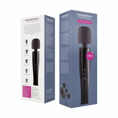 MyMagicWand Dynamite Grey, multifunkcionalni punjivi wand masažer