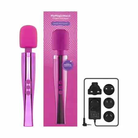 MyMagicWand Pink masažer sa 6 brzina, 7 modova vibracije i vodootpornim dizajnom