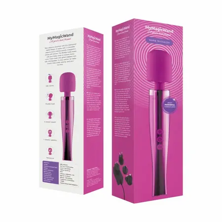 MyMagicWand Pink masažer sa 6 brzina, 7 modova vibracije i vodootpornim dizajnom