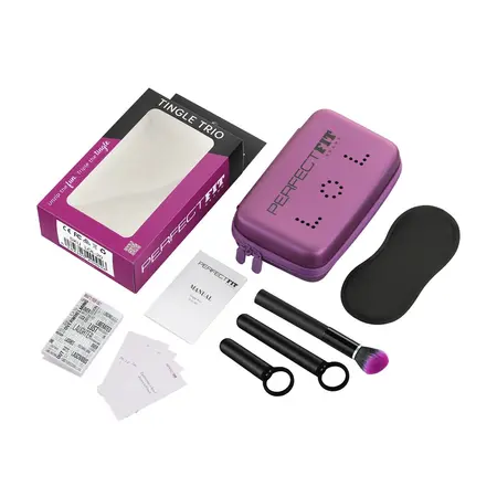 LOL Tingle Trio Intimate Vibe Set Purple/Black with Travel Case