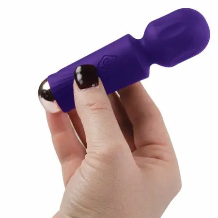 Rocks Off Mini punjivi masažer sa 16 modova Violet Dream, kompaktni aparat za masažu