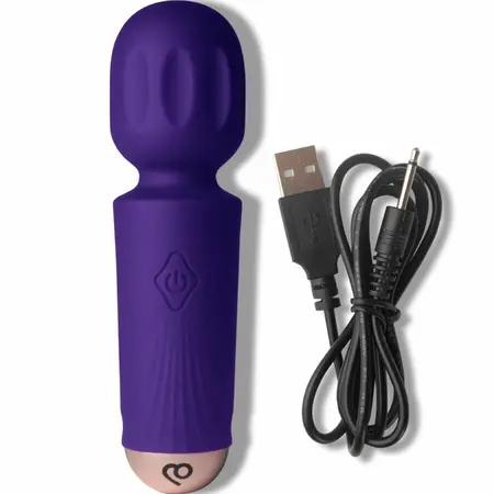 Rocks Off Mini punjivi masažer sa 16 modova Violet Dream, kompaktni aparat za masažu