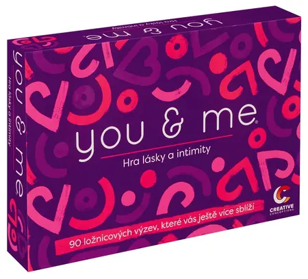 You & Me Czech Edition Couple's Game - 90 Activity Cards, Board Set