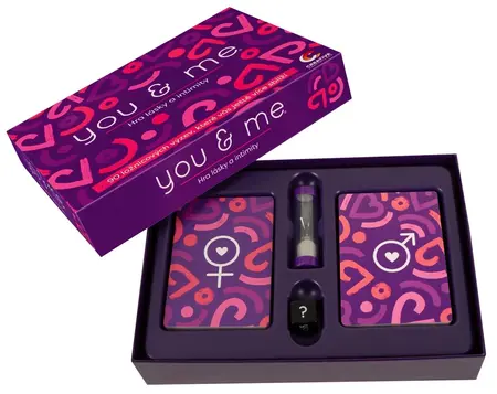 You & Me Czech Edition Couple's Game - 90 Activity Cards, Board Set