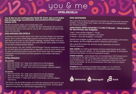You & Me Couples Game Polish Edition - 90 Creative Activity Cards