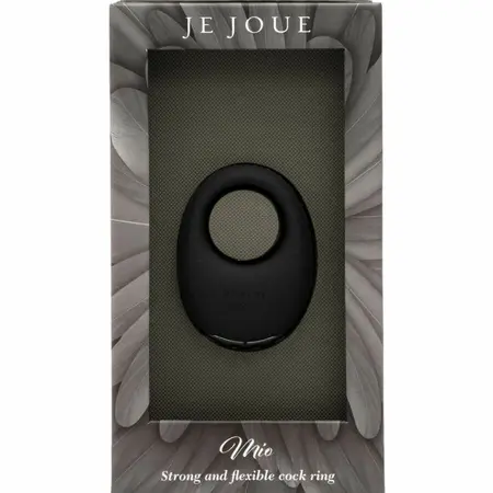 Je Joue Mio premium punjivi fleksibilni intimni prsten crni