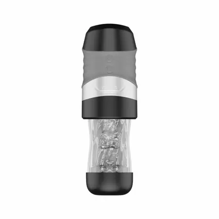 Nexus Alpha Surge Rotating & Suction Intimate Machine Black