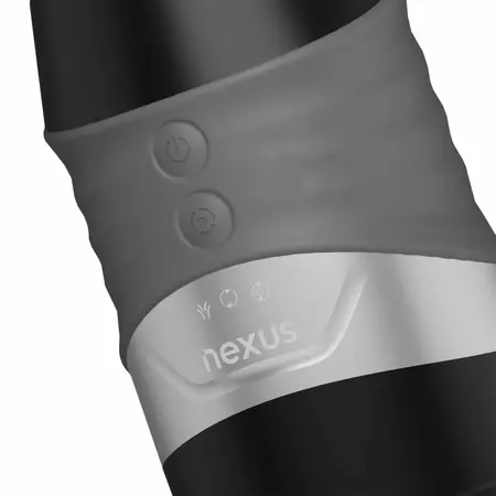 Nexus Alpha Surge Rotating & Suction Intimate Machine Black